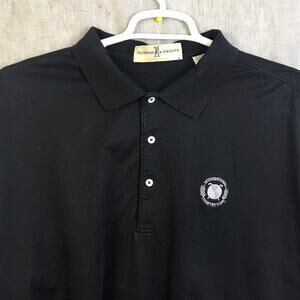 Fairway And Greene Golf Polo Shirt International Country Club Men's XL Black